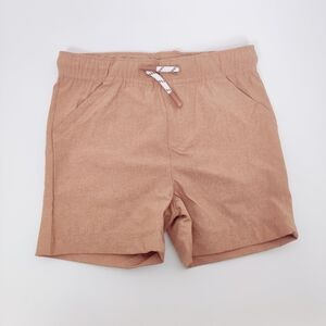 Aviram Knitter Boy's Pull-on Shorts in Camel Size 2T Swim Beach Vacation